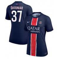 Dres Paris Saint-Germain Milan Skriniar #37 Domáci pre Ženy 2024-25 Krátky Rukáv